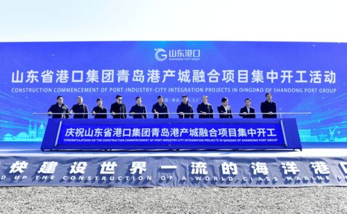 青島董家口糧油基地項目開工